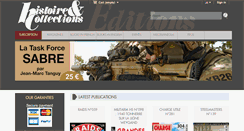 Desktop Screenshot of histoireetcollections.com